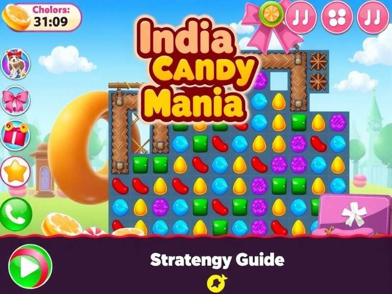 India Candy Mania Game Screenshot